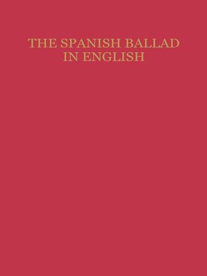 cover image of The Spanish Ballad in English